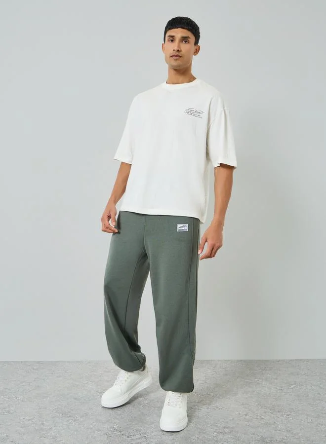 Men Olive Green Relaxed Fit Joggers